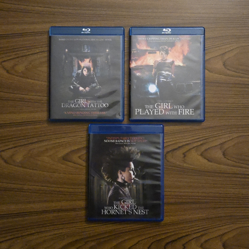 Stieg Larsson's Dragon Tattoo Trilogy (3 Blu-Ray Set)